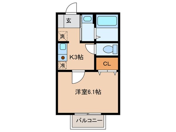 マーベラス８６　Ｂの物件間取画像